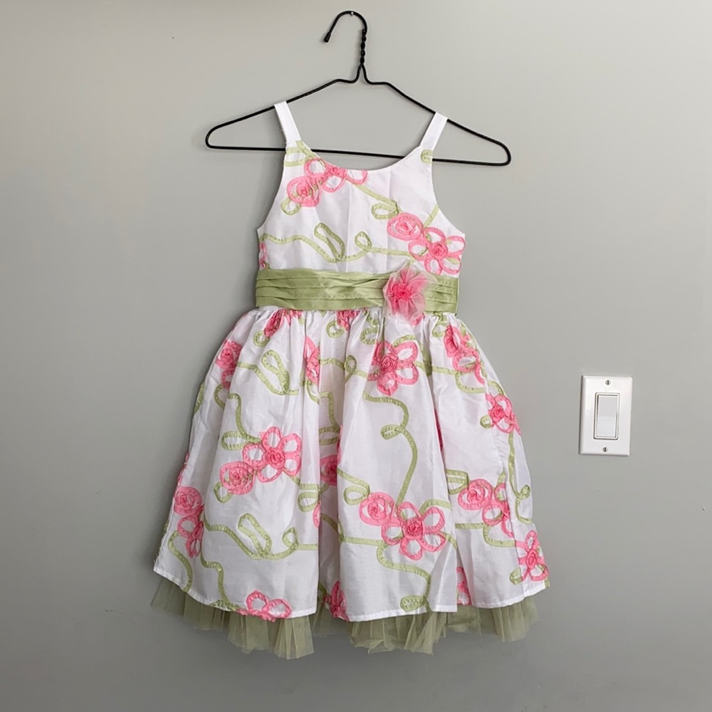 Girls Size 7 Floral Dress